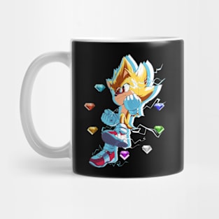 super form hedgehog Mug